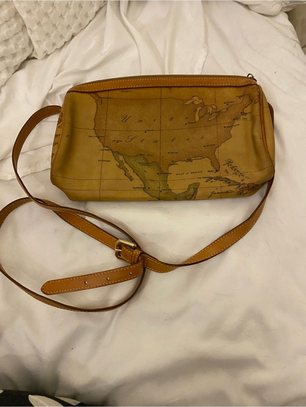 Alviero martini Italian bag. 10 inches long and 7 inches high.